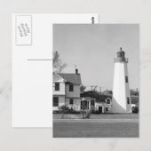 Old Point Comfort Lighthouse Postkarte (Vorne/Hinten)