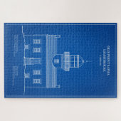 Old Point Loma Lighthouse - Kalifornien - AD Puzzle (Horizontal)