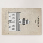 Old Point Loma Lighthouse - Kalifornien - SBD Puzzle (Horizontal)