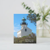 Old Point Loma Lighthouse Postkarte (Stehend Vorderseite)