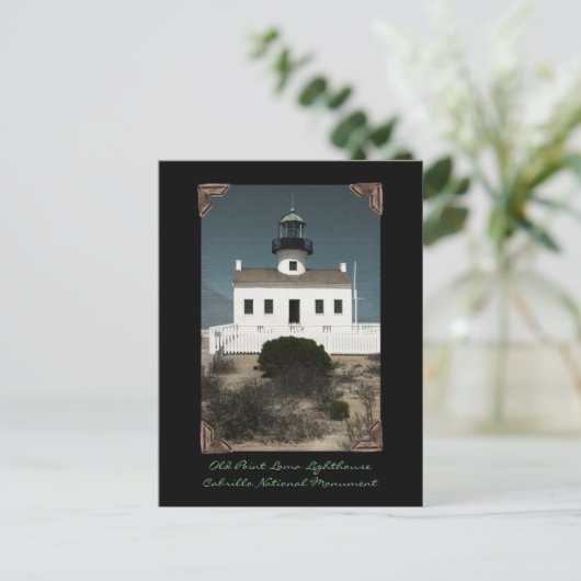 Old Point Loma Lighthouse Postkarte (Stehend Vorderseite)