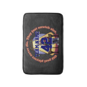 Old Pool Player Badematte (Vorderseite Vertikal)