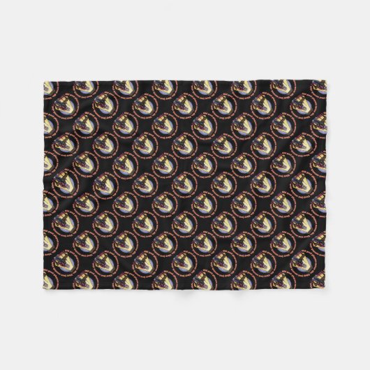 Old Pool Player Fleecedecke (Vorderseite (Horizontal))