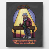 Old Pool Player Fotoplatte (Vorderseite)