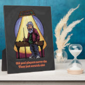 Old Pool Player Fotoplatte (Seite)