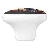 Old Pool Player Keramikknauf (Seitenansicht)