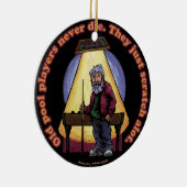 Old Pool Player Keramikornament (Rechts)