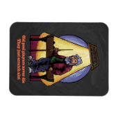 Old Pool Player Magnet (Horizontal)