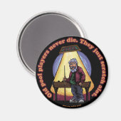 Old Pool Player Magnet (Vorderseite/Rückseite)
