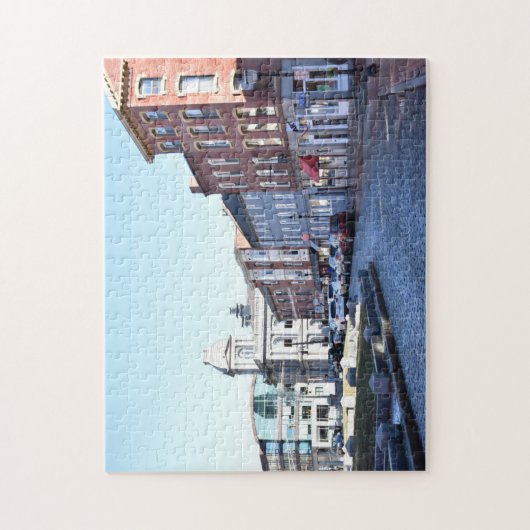 Old Port Portland ME Maine Cobblestone Street Puzzle (Vertikal)