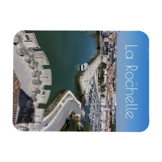 Old Port View La Rochelle Magnet (Horizontal)