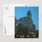 Old Post Office, Night Washington DC Postkarte (Vorne/Hinten)