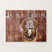 Old Post Office Sign in Randsburg Kalifornien Puzzle (Horizontal)