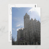 Old Post Office Tower Washington DC 001 Postkarte (Vorne/Hinten)