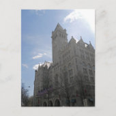 Old Post Office Tower Washington DC 001 Postkarte (Vorderseite)