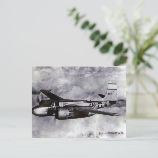 Old Postcard - A Douglas A-26 Invader Postkarte (Stehend Vorderseite)