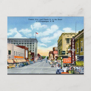 Old Postcard - Albuquerque, New Mexico, USA Postkarte