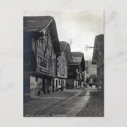 Old Postcard - Andermatt, Schweiz Postkarte (Vorderseite)
