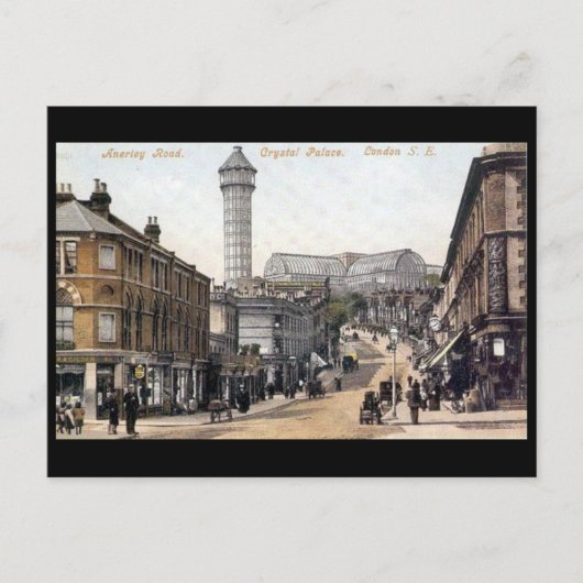 Old Postcard - Anerly Rd, Crystal Palace, London Postkarte (Vorderseite)