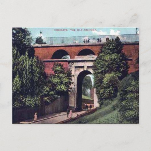 Old Postcard - Archway, Highgate, London Postkarte (Vorderseite)