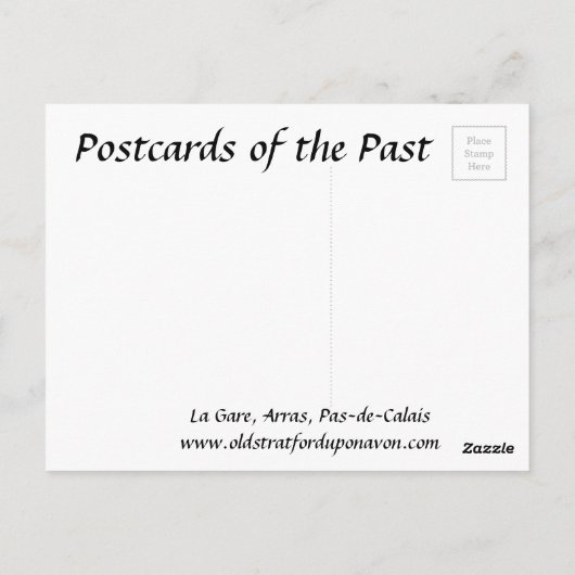 Old Postcard - Arras, Pas-de-Calais, Frankreich Postkarte (Rückseite)