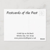 Old Postcard - Atlantic City, New Jersey, USA Postkarte (Rückseite)