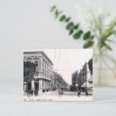Old Postcard - Avenue de Paris, Tunis Postkarte (Stehend Vorderseite)