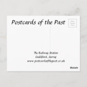 Old Postcard - Bahnhof Guildford Postkarte (Rückseite)