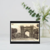 Old Postcard, Barcelona, Arco de Triunfo Postkarte (Stehend Vorderseite)