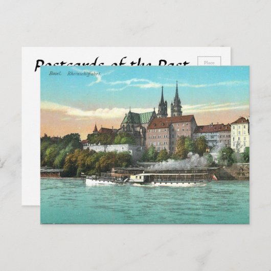 Old Postcard - Basel, Schweiz Postkarte (Vorne/Hinten)