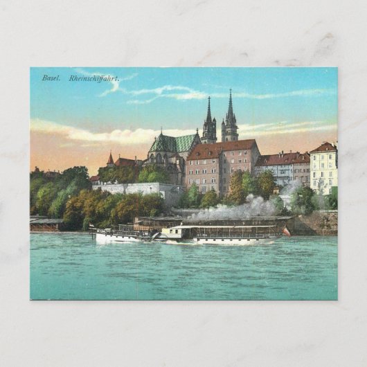 Old Postcard - Basel, Schweiz Postkarte (Vorderseite)