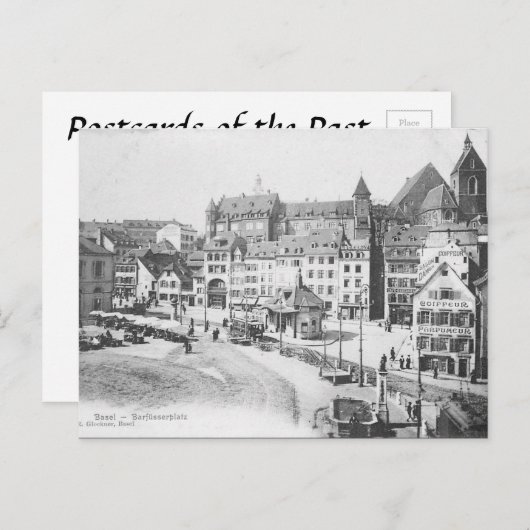 Old Postcard - Basel, Schweiz Postkarte (Vorne/Hinten)