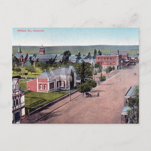 Old Postcard - Bathurst, NSW, Australien Postkarte (Vorderseite)