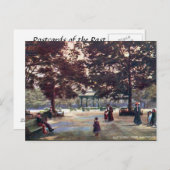 Old Postcard - Battersea Park, London Postkarte (Vorne/Hinten)