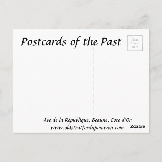 Old Postcard - Beaune, Côte d'Or, Frankreich Postkarte (Rückseite)