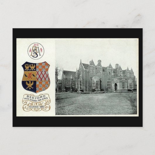 Old Postcard, Bedford High School for Girls Postkarte (Vorderseite)
