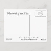 Old Postcard - Bellevue Stratford Hotel, Philadelp Postkarte (Rückseite)