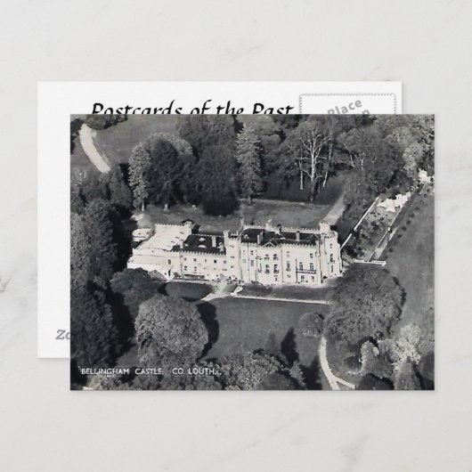 Old Postcard - Bellingham Castle, Grafschaft Louth Postkarte (Vorne/Hinten)