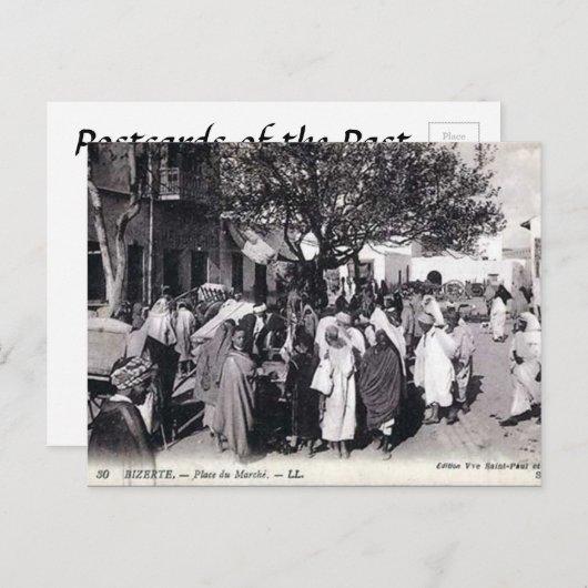 Old Postcard - Bizerte, Tunesien Postkarte (Vorne/Hinten)
