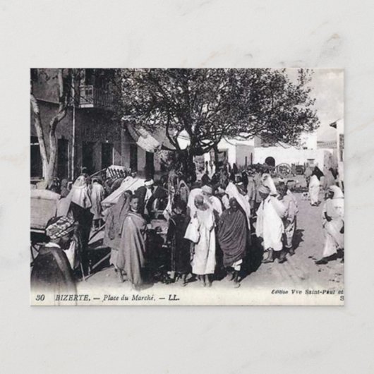 Old Postcard - Bizerte, Tunesien Postkarte (Vorderseite)