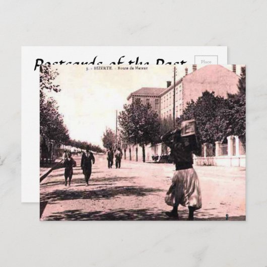 Old Postcard - Bizerte, Tunesien Postkarte (Vorne/Hinten)