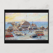 Old Postcard - Blackpool, North Pipe Postkarte (Vorderseite)