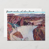 Old Postcard - Boulder Dam, USA Postkarte (Vorne/Hinten)