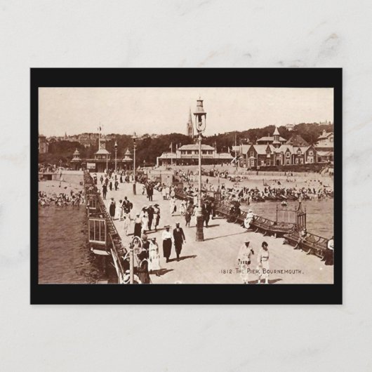 Old Postcard - Bournemouth Pier Postkarte (Vorderseite)