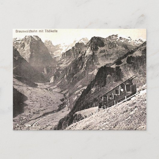 Old Postcard - Braunwald, Schweiz Postkarte (Vorderseite)