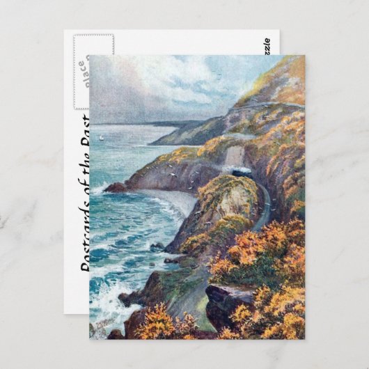 Old Postcard - Bray Head, Grafschaft Wicklow, Irla Postkarte (Vorne/Hinten)