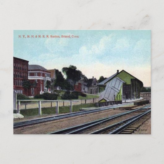 Old Postcard - Bristol, Connecticut, USA Postkarte (Vorderseite)