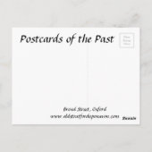 Old Postcard - Broad Street, Oxford Postkarte (Rückseite)