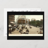 Old Postcard, Broadway & 5th Ave, New York City Postkarte (Vorne/Hinten)