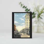 Old Postcard, Broughton St, Savannah, Georgia Postkarte (Stehend Vorderseite)